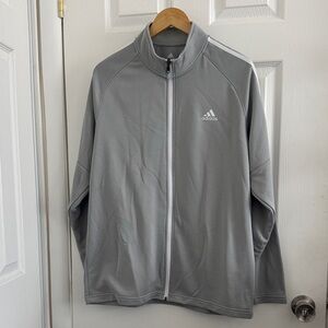 Adidas Men's Silver Performance Jacket